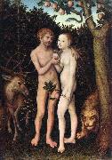 CRANACH, Lucas the Elder Adam and Eve 04 Spain oil painting reproduction